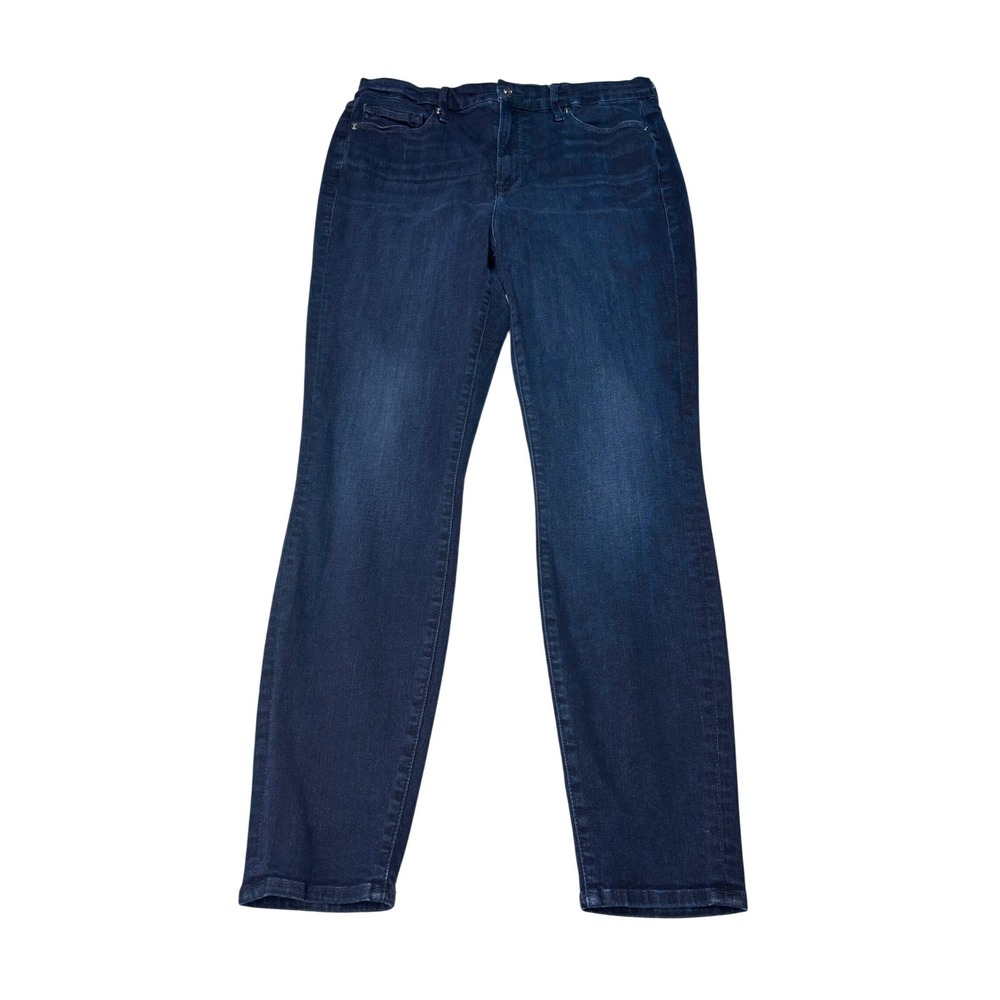 GOOD AMERICAN‎ Good Legs Ultimate Skinny Sculpting Blue Jeans Size 16 W33 L29